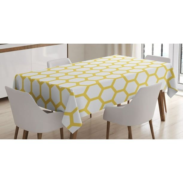 Tablecloth Rectangle 60x90 Inch Waterproof Dining Mosaic Colorful Hexagons Table Cover for Holiday Party,Outdoor,Indoor Decoration Tablecloth Rectangle 60x90 Inch Waterproof Dining Mosaic Colorful Hexagons Table Cover for Holiday Party,Outdoor,Indoor Decoration